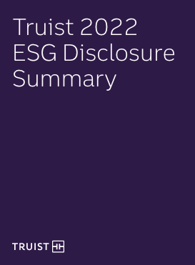 2022 ESG Disclosure report cover