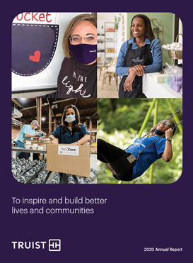 Cover of the 2020 Truist Annual Report