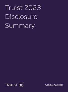 Truist 2023 Disclosure Summary cover
