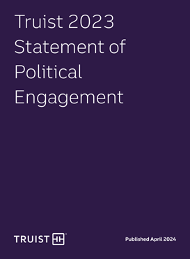 Truist 2023 Statement of Political Engagement cover