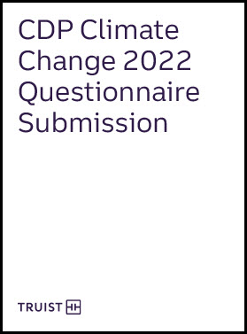 2022 CDP Disclosure Report Cover